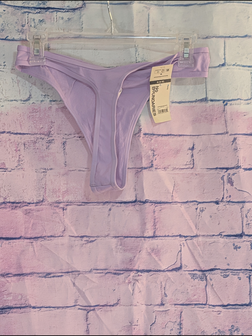 No Boundaries Lavender Thong Panty